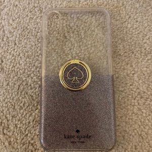 iPhone X Kate Spade case with built-in pop socket!